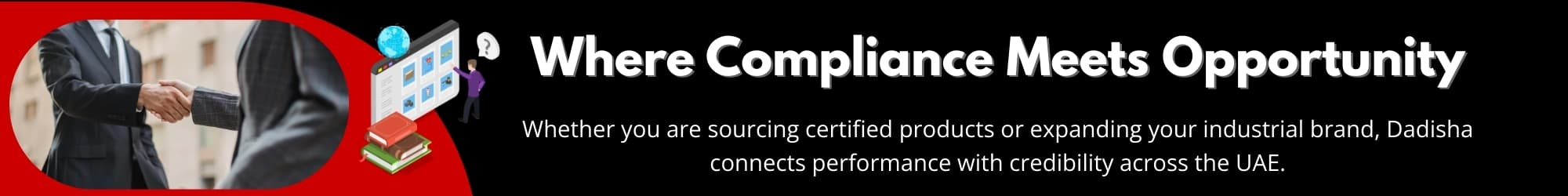 QHSE compliance and digital solutions in UAE by Dadisha connecting certified products, industrial growth, and business credibility across the United Arab Emirates