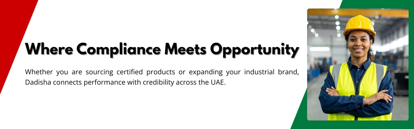 QHSE compliance and digital solutions in UAE by Dadisha connecting certified products, industrial growth, and business credibility across the United Arab Emirates