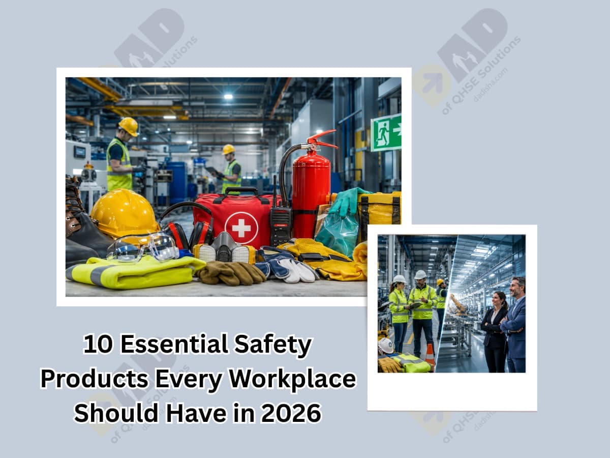 Essential safety equipment for safer workplaces with PPE and fire protection